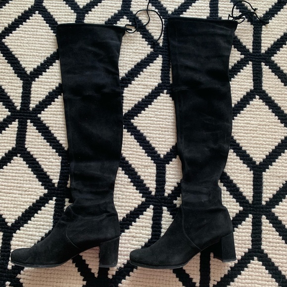 STUART WEITZMAN TIELAND OVER THE KNEE BOOTS - Picture 9 of 14